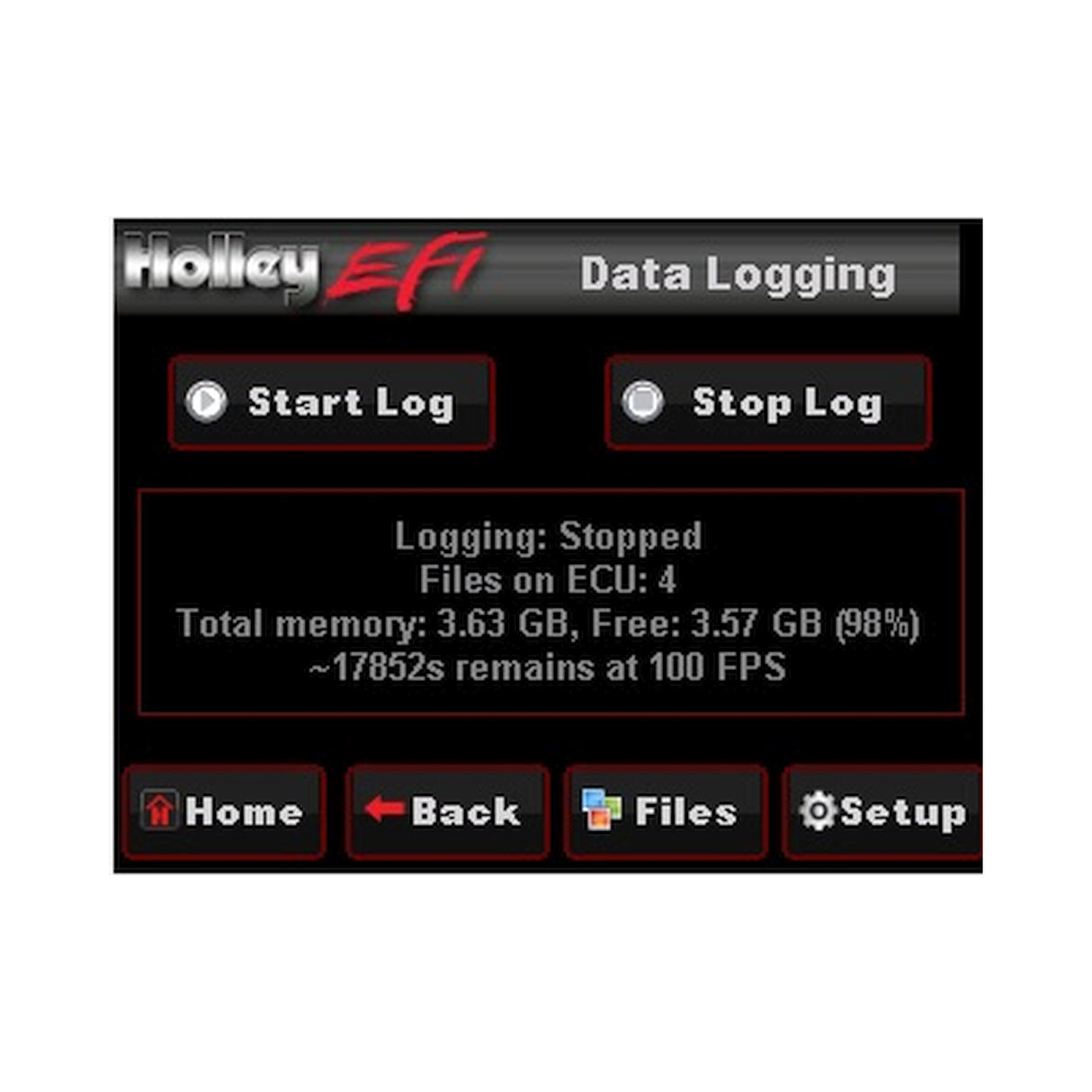 Holley 553-108 LCD Touch Screen