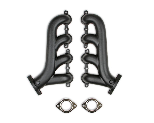 Flowtech LS Swap Exhaust Manifolds - Black Ceramic Finish - 31730-3FLT