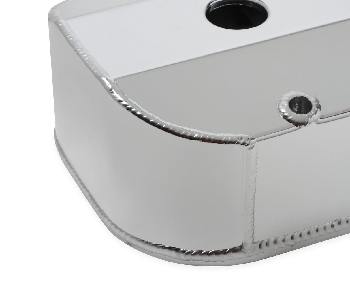 Quick Fuel Quick Fuel Fabricated Aluminum Valve Cover - Big Block Chevy - Silver Finish - 128-22QFT