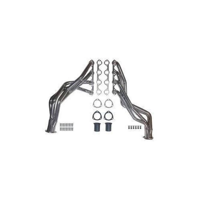 Scott Drake 66-77 Bronco 289/302 Silver Ceramic Coated Long Tube Headers - C6TZ-9430-CC