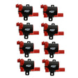 MSD Ignition Coil - GM LS Blaster Series - L-Series Truck Engine - Red - 8-Pack - 82638