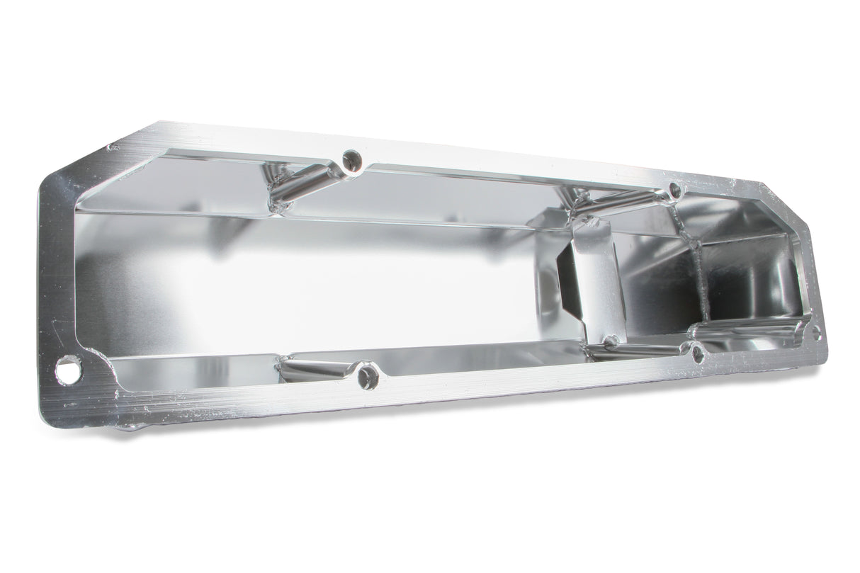 Mr Gasket Fabricated Aluminum Valve Covers - Silver Finish - 6864G