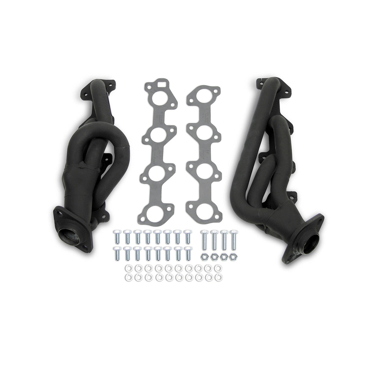Flowtech Shorty Headers - Black Painted - 91944FLT