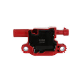 MSD Ignition Coil - Blaster Series - Gen V GDI Engine - Red - 8-Pack - Square - 82668