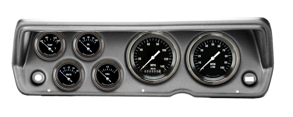 Classic Instruments 70-76 DUSTER HOT ROD 6ga SET-MOPAR - CDDU70HR01BA