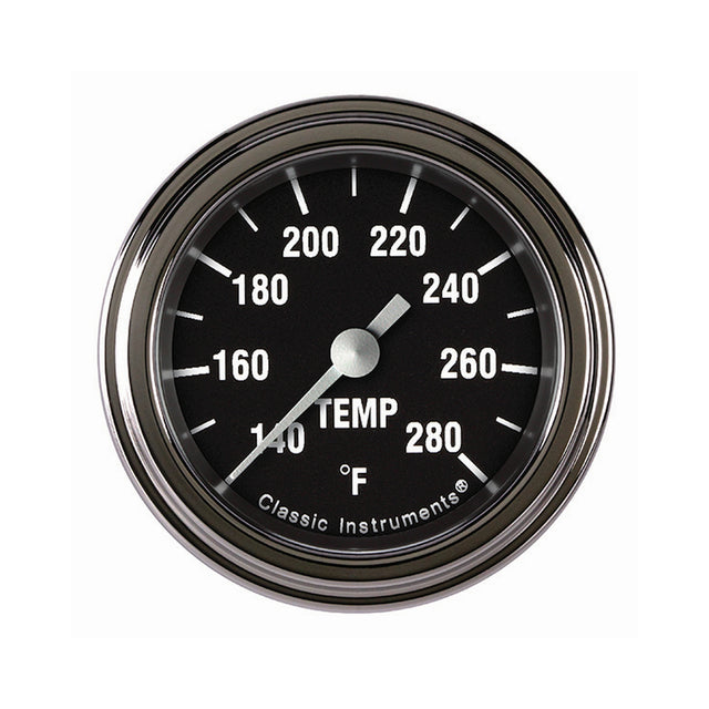 Classic Instruments Hot Rod 2 1/8" Full Sweep Water Temperature Gauge - HR126SLF-06