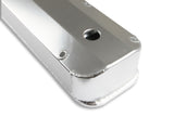 Mr Gasket Fabricated Aluminum Valve Covers - Silver Finish - 6860G