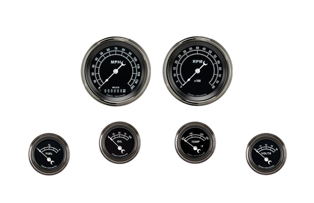 Classic Instruments Traditional Series Six Gauge Set - TR01SLF