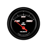 Classic Instruments Velocity Black 2 1/8" Oil Temp - VS28BBLF