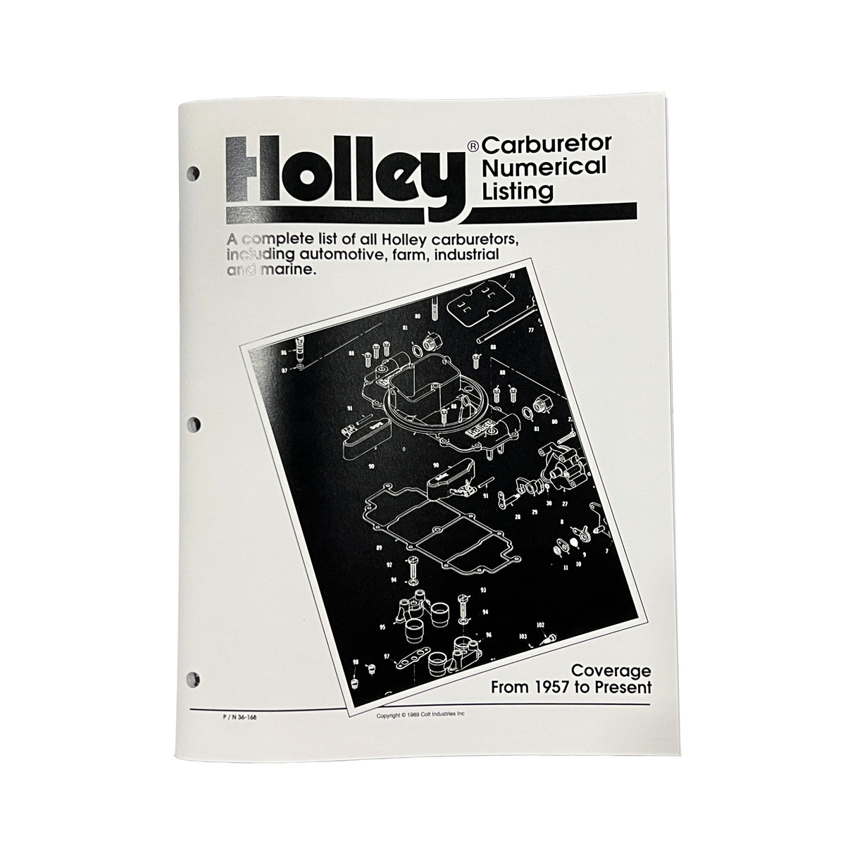 Holley 36-168 Carburetors Number Listing Handbook