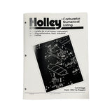 Holley 36-168 Carburetors Number Listing Handbook