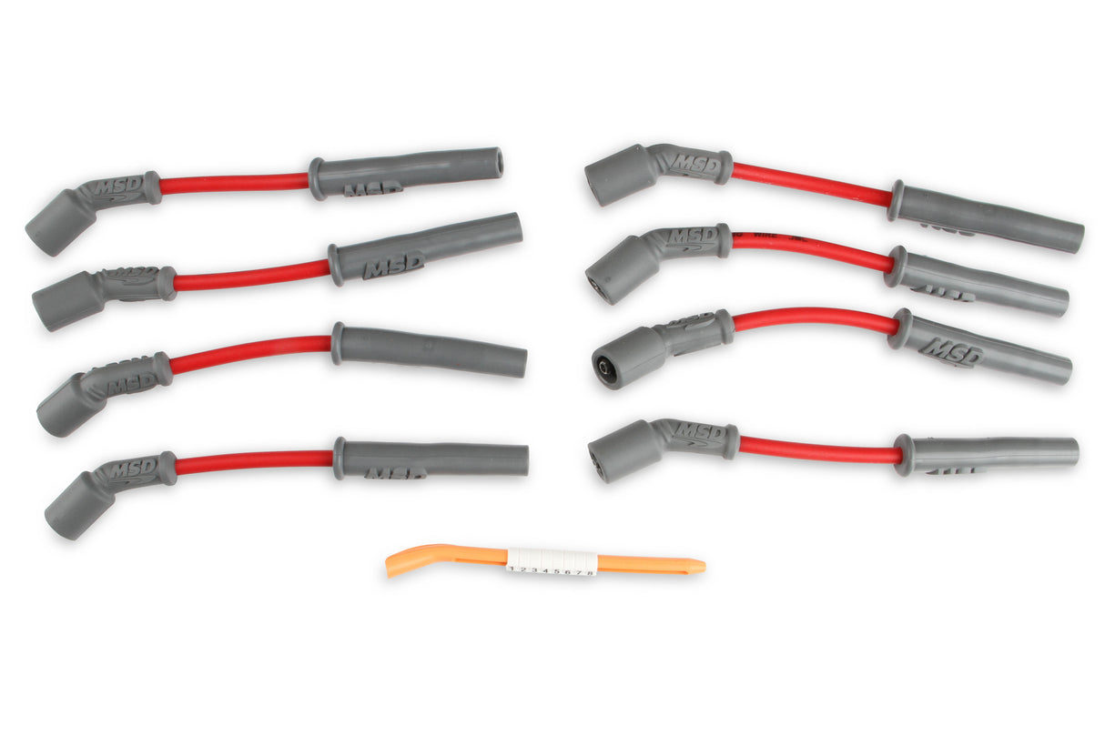 MSD Super Conductor Spark Plug Wire Set, GM LS1, '97-On, Vette, Camaro - 32819