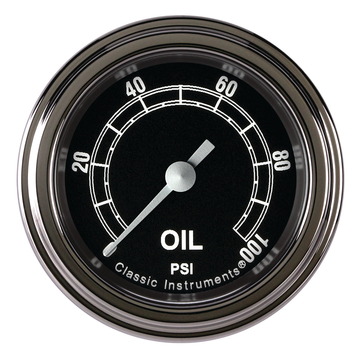 Classic Instruments Traditional 2-1/8" Oil Pressure Gauge - TR181SLF