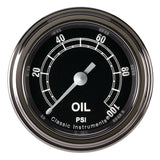 Classic Instruments Traditional 2-1/8" Oil Pressure Gauge - TR181SLF