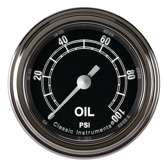 Classic Instruments Traditional 2-1/8" Oil Pressure Gauge - TR181SLF