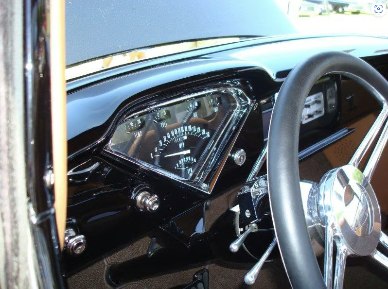 Classic Instruments Hot Rod Black Tach Force Package - TF01B-LS