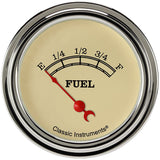 Classic Instruments Vintage 2-5/8" Fuel Level Gauge - VT214SLF