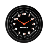 Classic Instruments Velocity Black 2 5/8" Clock - VS92BBLF