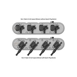 Holley 241-175 2-Piece "Chevrolet" Script Valve Cover - Gen III/IV LS - Natural