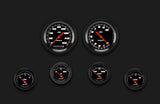 Classic Instruments Velocity Black Six Gauge Set 01 - VS01BBLF