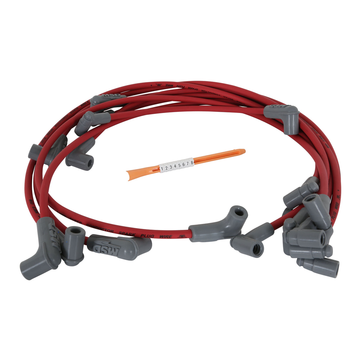 MSD Red Super Conductor Wire Set, Chevy Sprint Car - 31549