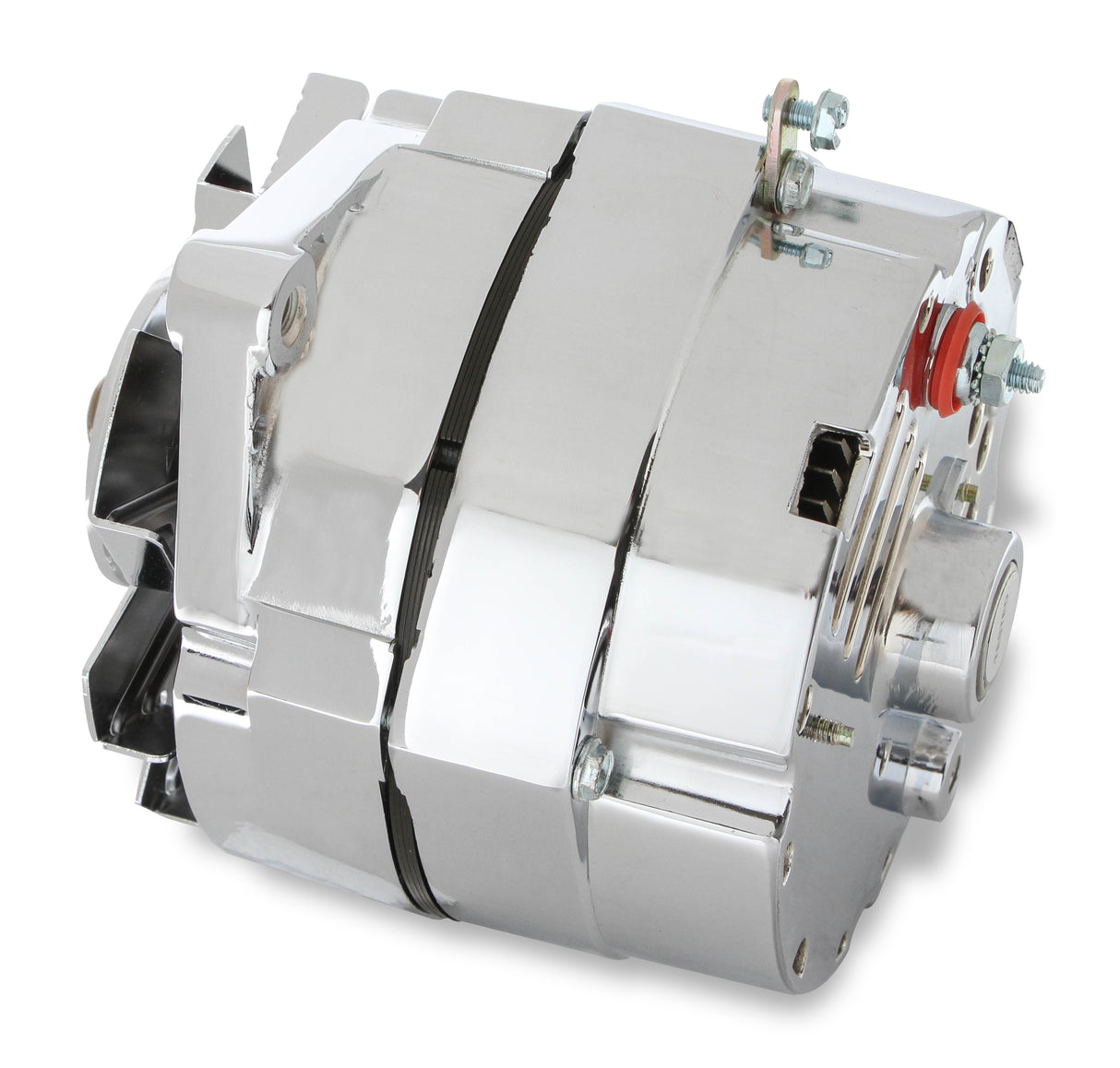 Mr Gasket Chrome Alternator Late GM-Delco 80 Amp - 5122