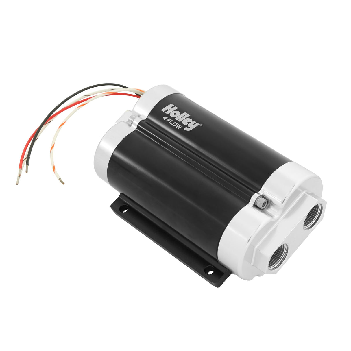 Holley 12-1200-2 130 GPH Dominator In-Line Billet Fuel Pump (Dual Inlet)