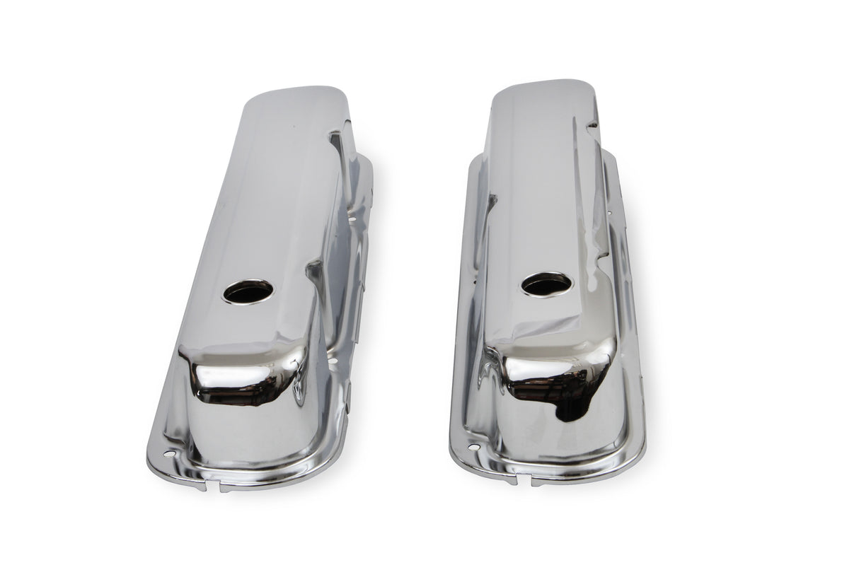 Mr Gasket Chrome Tall-Style Valve Covers - 9806