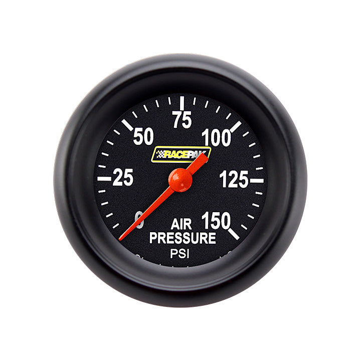 Classic Instruments Racepak 2-1/8" Full Sweep Air Pressure Gauge Standard Performance Bezel 150 PSI - RP118BBPF