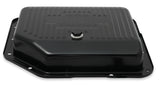 Mr Gasket Transmission Oil Pan - Black Steel - 9765BMRG