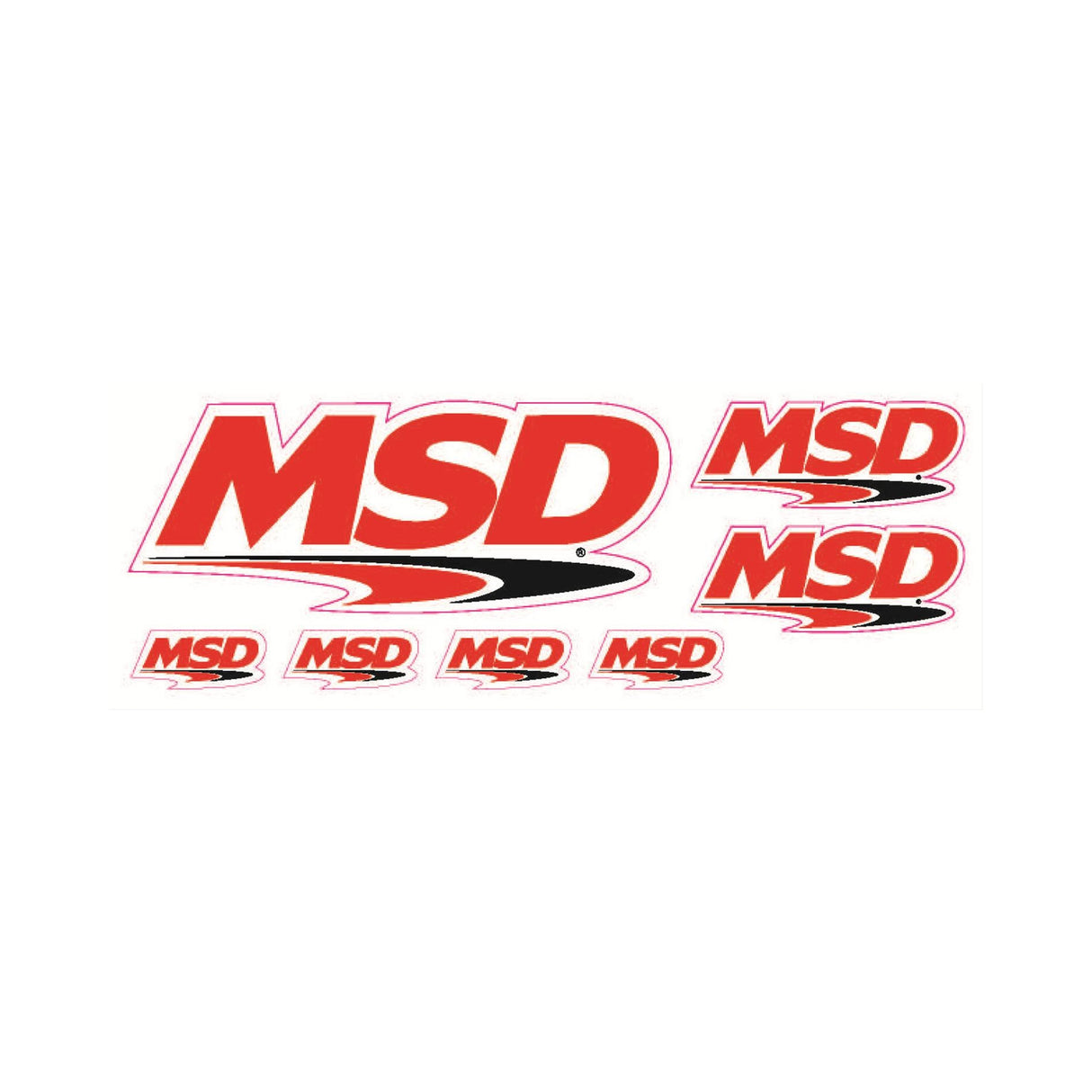 MSD Decal Sheet, MSD Logo, Multi-Size 7-Pack - 9303