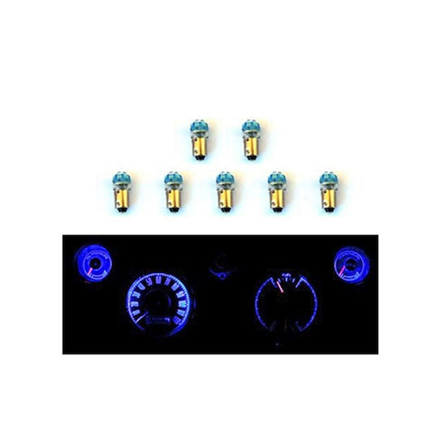Scott Drake Instrument Panel LED Light Bulb Set - SD-6768-GA-BL