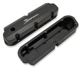 Holley 890011B Sniper Valve Cover - Fabricated Aluminum - Ford Small Block - Tall - Black