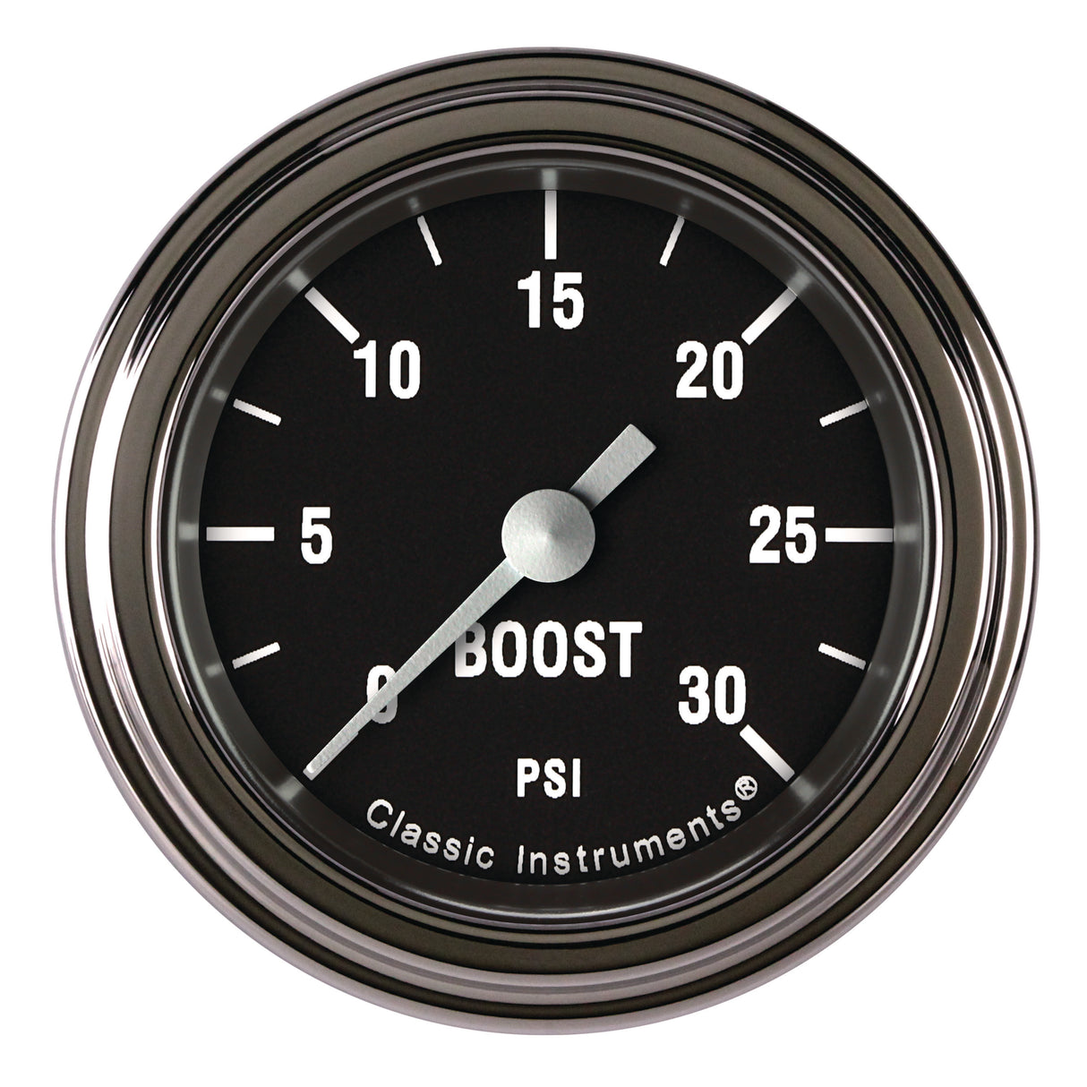 Classic Instruments Hot Rod 2-1/8" Boost Gauge (30 PSI) - HR142SLF