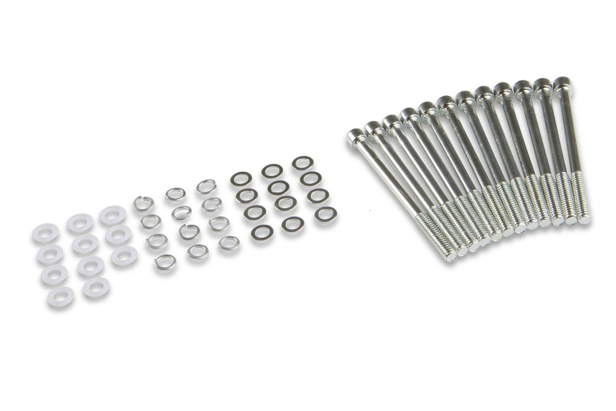 Mr Gasket Fabricated Aluminum Valve Covers - Silver Finish - 6874G