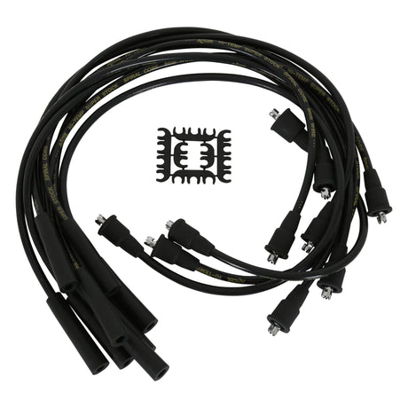 ACCEL Spark Plug Wires - 8mm SUPER STOCK SPIRAL CUST BK - 5047K