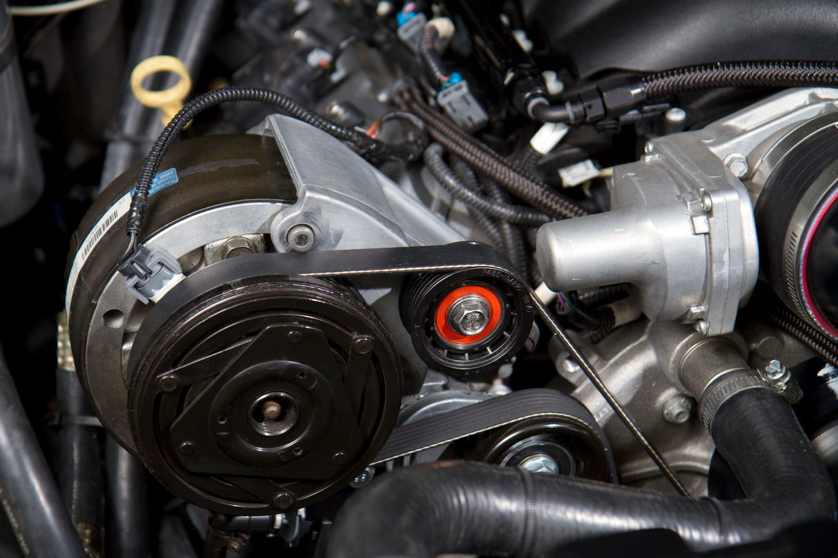 Holley 20-133P LS High-Mount A/C Accessory Drive Bracket - Passenger's Side A/C Bracket - works with R4 compressor