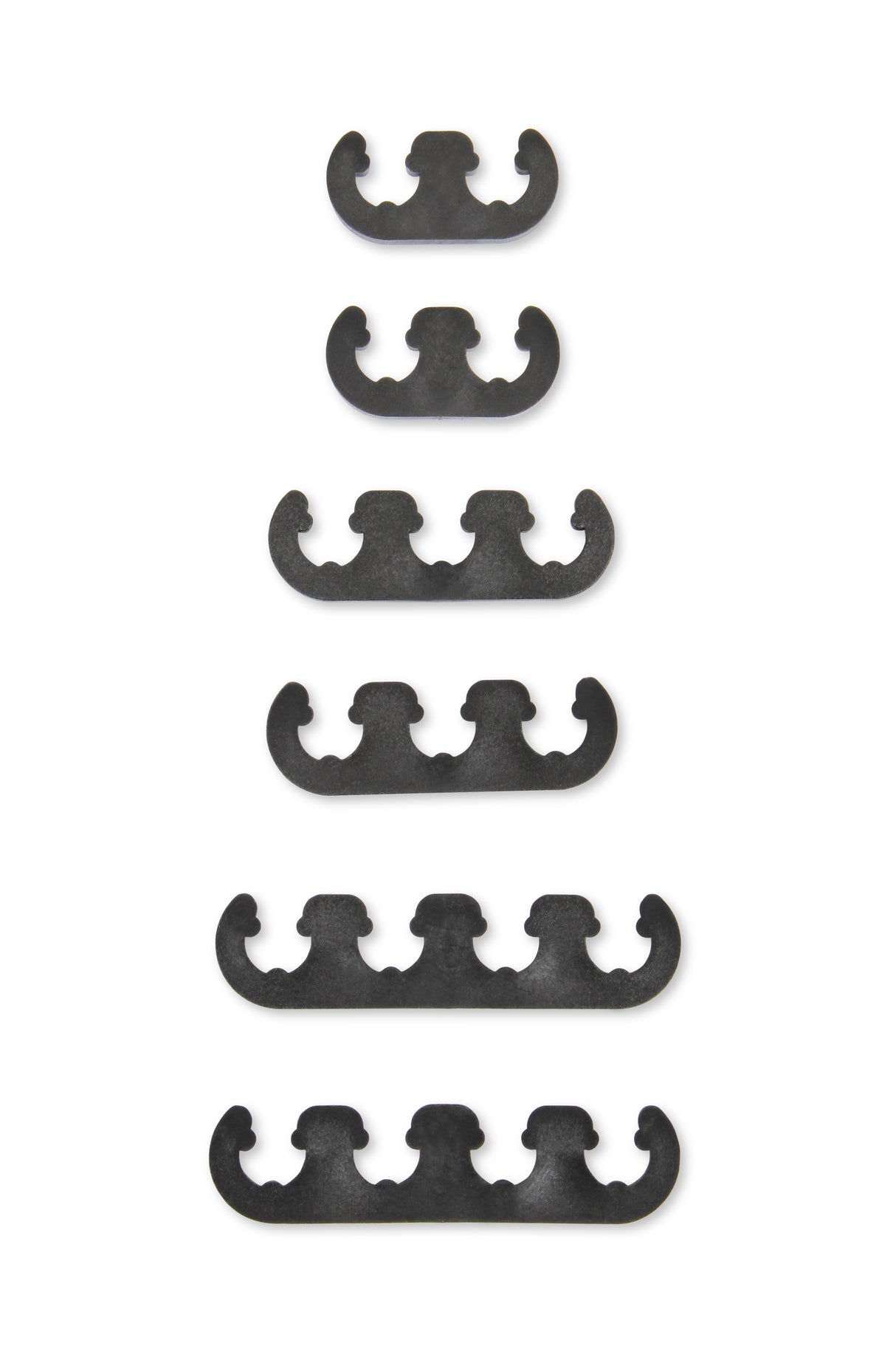 Mr Gasket Wire Separators - Plastic - 7 mm / 8 mm - Black - 9728