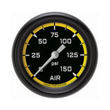 Classic Instruments Autocross Yellow 2-5/8" Air Pressure Gauge - AX318YBPF