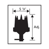 MSD Flathead Ford Ready-to-Run Distributor for '49-'53 - 8573