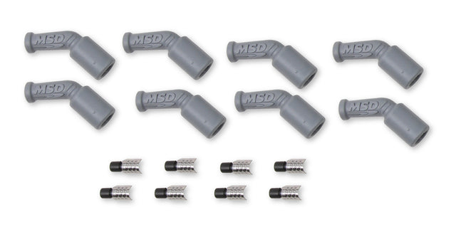 MSD LS1, 45 Degree Boots & Terminals, 8-Pack - 33048