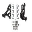 Flowtech Shorty Headers - Black Painted - 91628FLT
