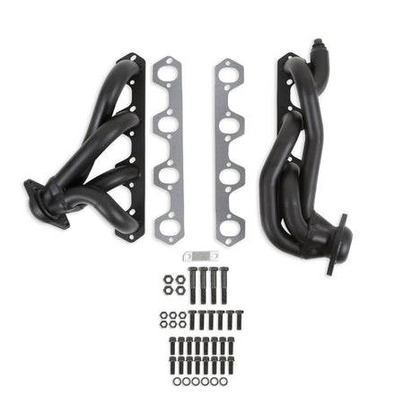 Flowtech Shorty Headers - Black Painted - 91628FLT