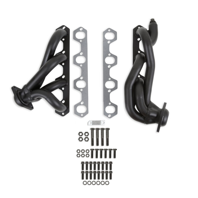 Flowtech Shorty Headers - Black Painted - 91628FLT