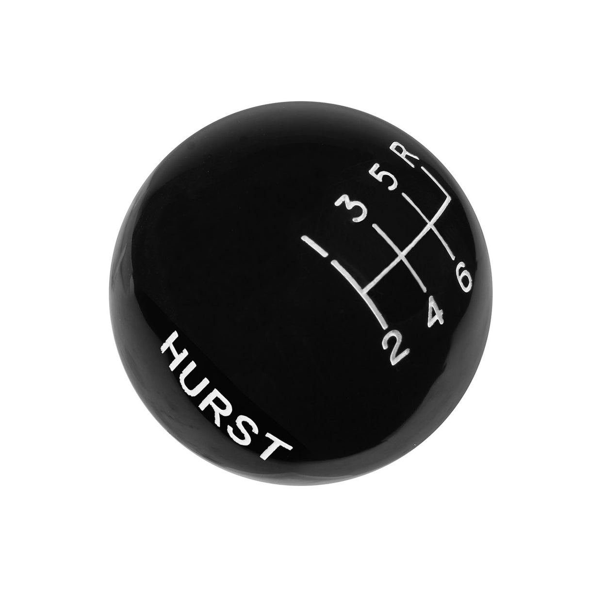Hurst Shift Knob - Black 6-Speed - 3/8-16 Threads - 1631040