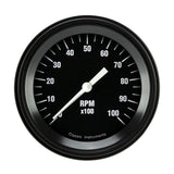 Classic Instruments Hot Rod 3" Tachometer Gauge Gauge (10K) - HR10BLF