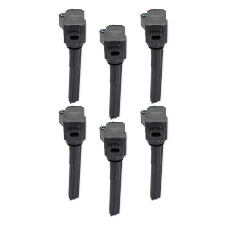 MSD Ignition Coil - Ford EcoBoost - 2.7L / 3.0L V6 - Black - 6-Pack - 826036