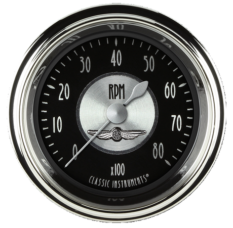 Classic Instruments All American Tradition 2 1/8" Tachometer - AT183SHC