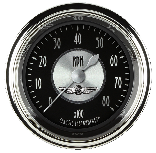 Classic Instruments All American Tradition 2 1/8" Tachometer - AT183SHC