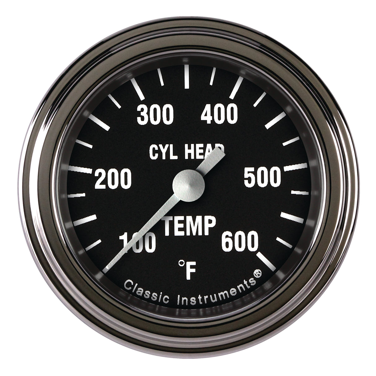 Classic Instruments Hot Rod 2-1/8" Cylinder Head Tempature Gauge - HR197SLF